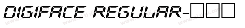 Digiface Regular字体转换